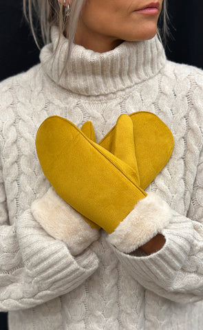 Lúffur m/loði - saffron