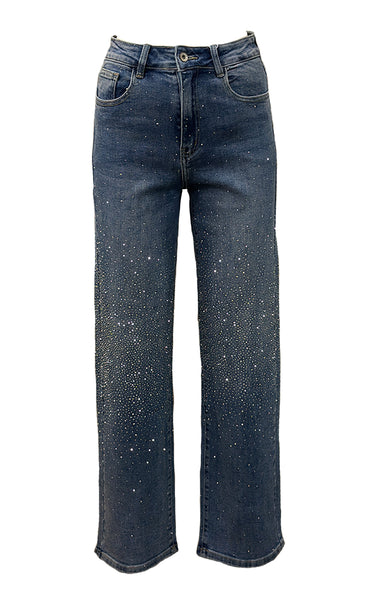 Teygju gallabuxur GLITTER 9205 - WIDE