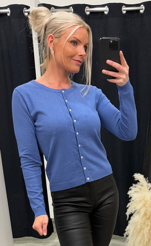 Heloise knit cardigan - sky blue
