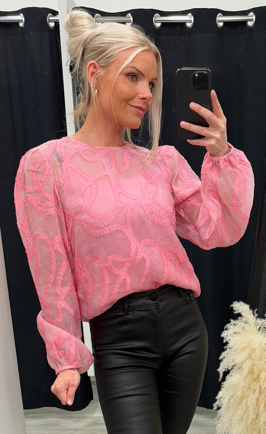 Odine blouse - desert rose