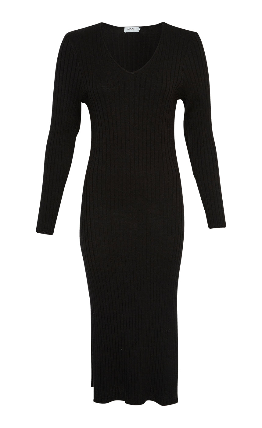 Tamara mesh dress - black apricot