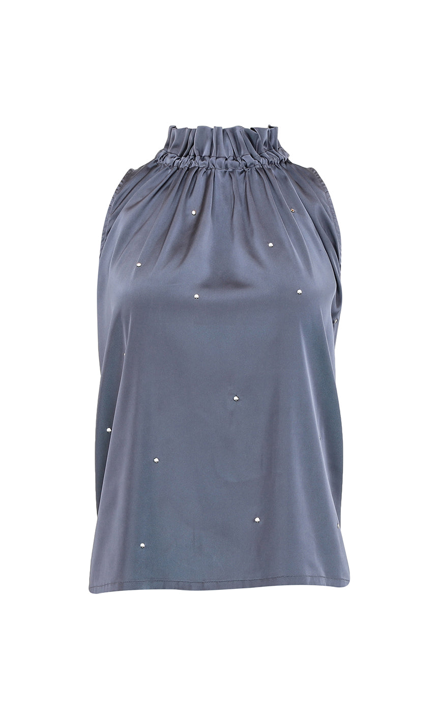 Hailey dress - green swirl