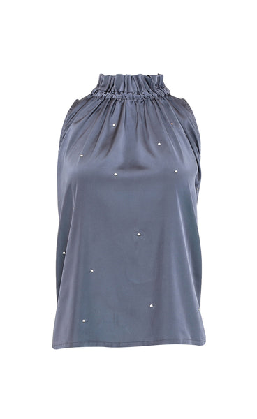 Hailey dress - green swirl