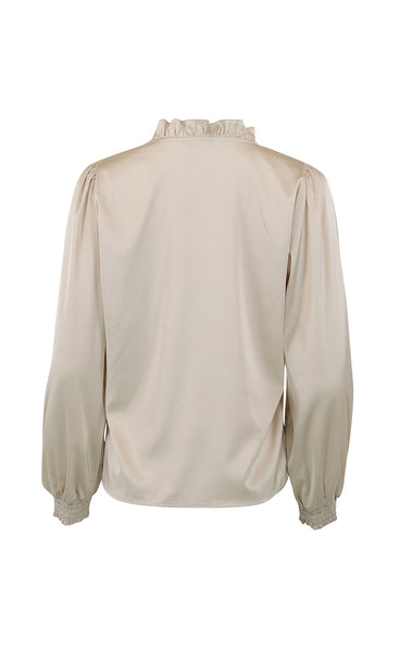 Darling studs blouse - champagne