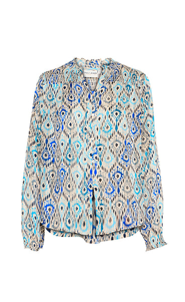 Saga shirt - bluefish multi