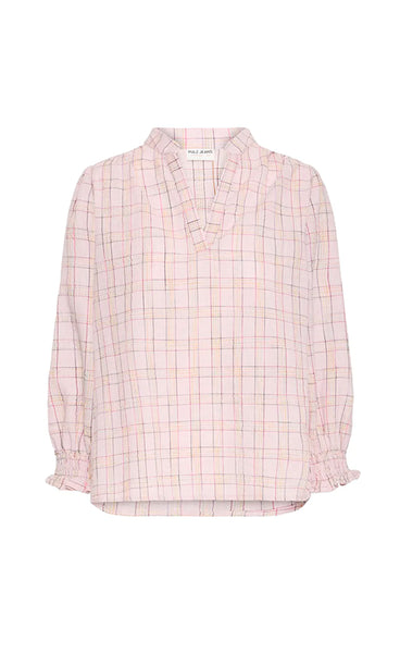 Shelly blouse - pink striped