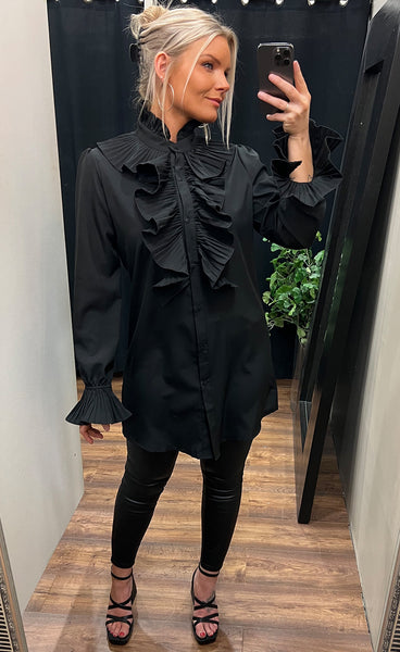 Molly shirtdress - black