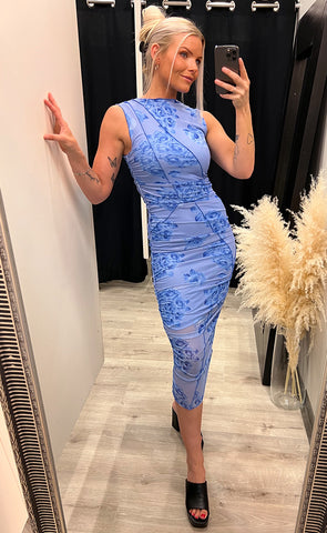Sutton dress - tobi blue