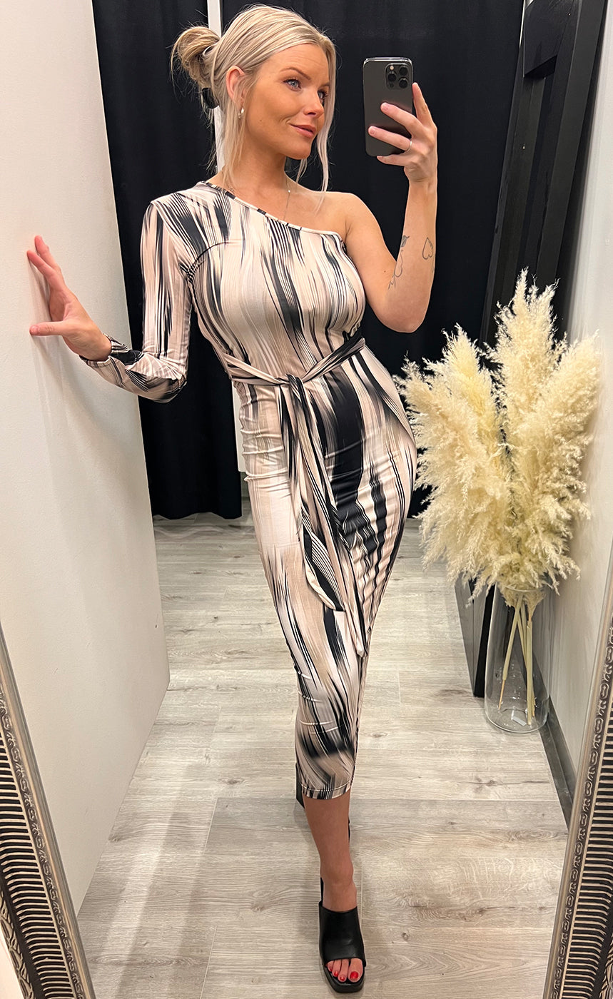 Celine dress - beige mix