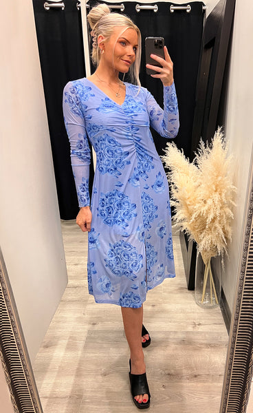 Verona dress - blue print