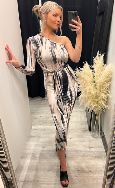 Celine dress - beige mix