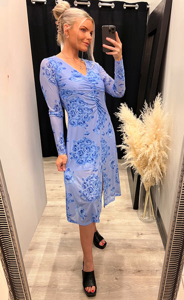 Verona dress - blue print