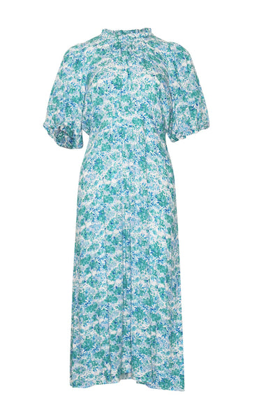 Ruth dress - cindy blue print