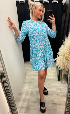 Imogene dress - cindy blue print