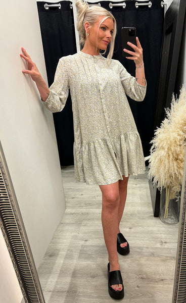 Imogene dress - yellow flower