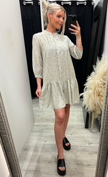 Imogene dress - yellow flower