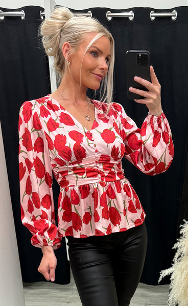 Patty blouse - tulip print