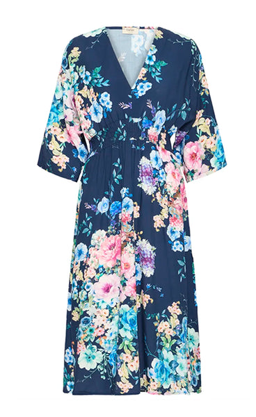 Dalani dress 1 - navy taupe
