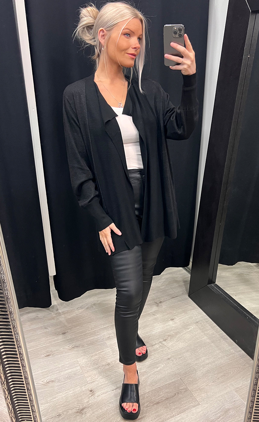 Chimma cardigan PLUS - black