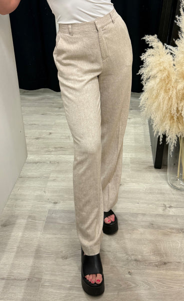 Pennie ginia HW pants - sand