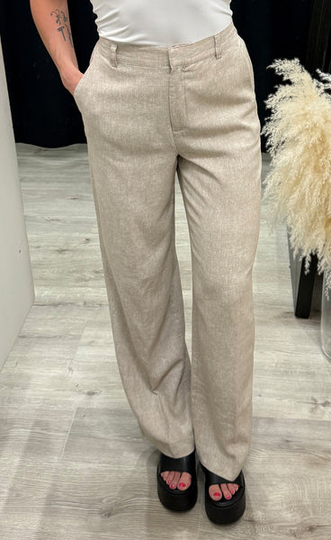 Pennie ginia HW pants - sand