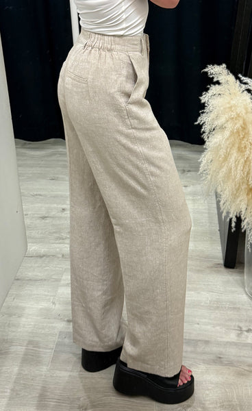 Pennie ginia HW pants - sand