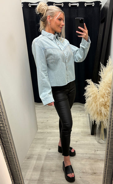 Krislynn shirt - light blue wash