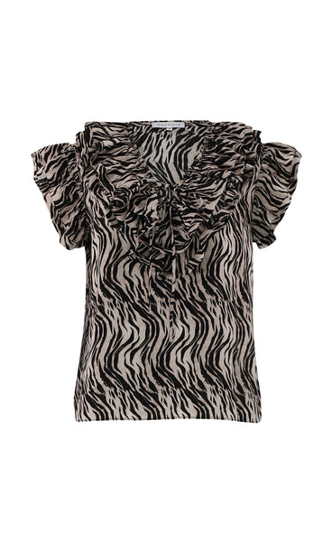 Ellie top - zebra