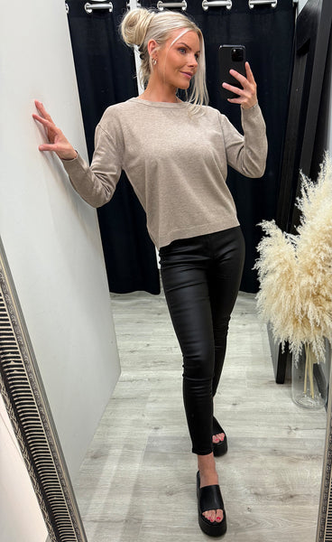 Jorunn knit - light sand