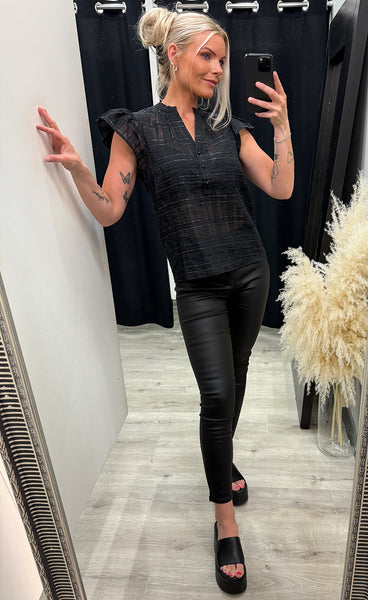 Cressida blouse - black