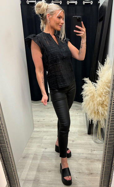 Cressida blouse - black
