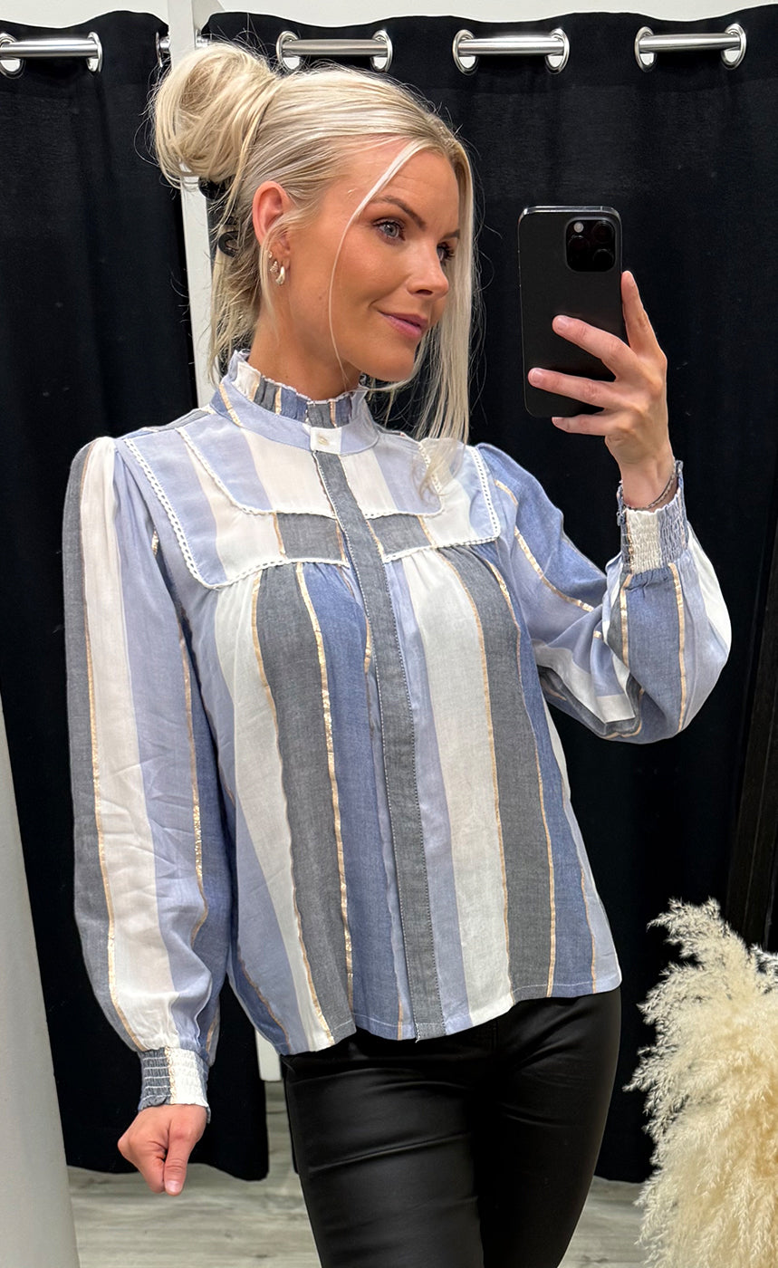 Isabella blouse - blue