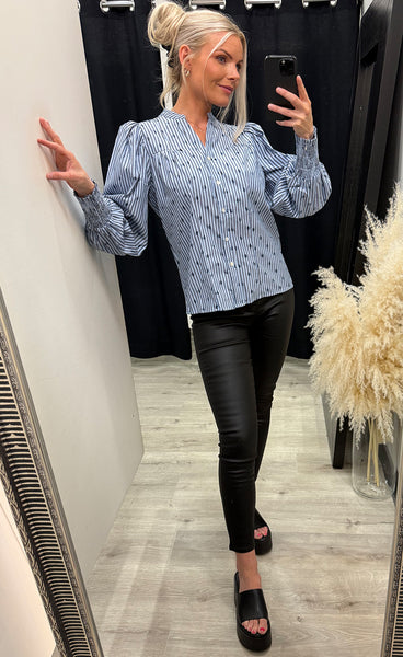 Dolly blouse - blue