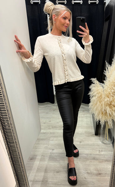Sisse cardigan - sand