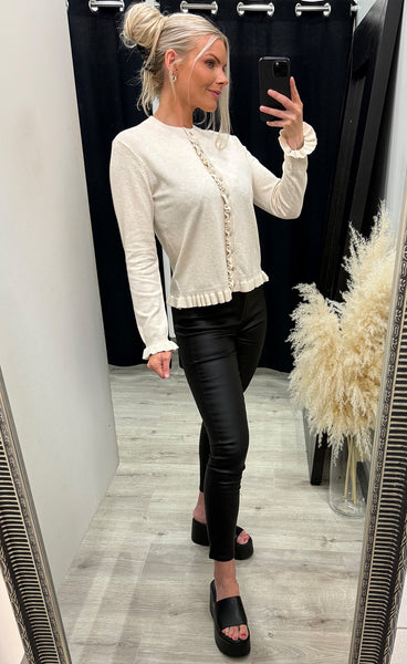 Sisse cardigan - sand