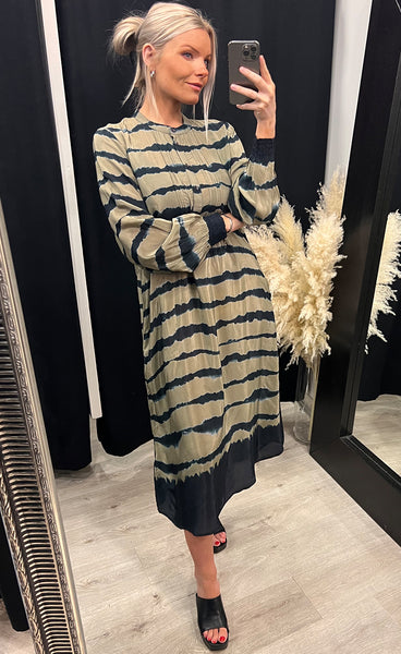 Caroline dress - army
