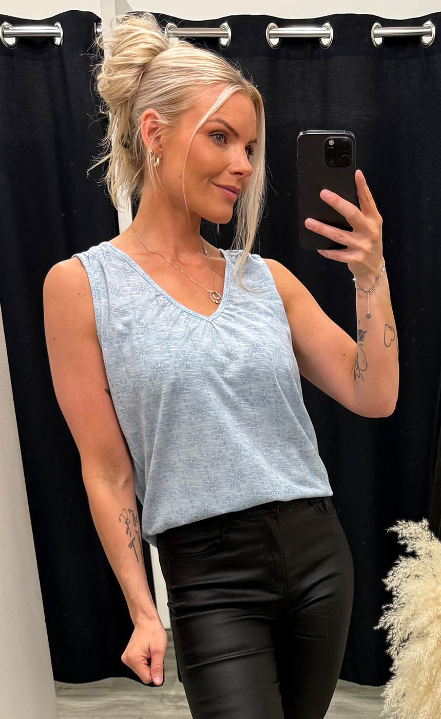 Sania top 1 - cashmere blue