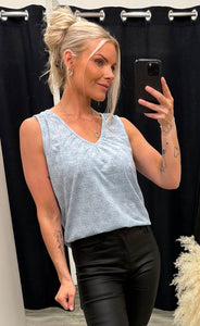 Sania top 1 - cashmere blue