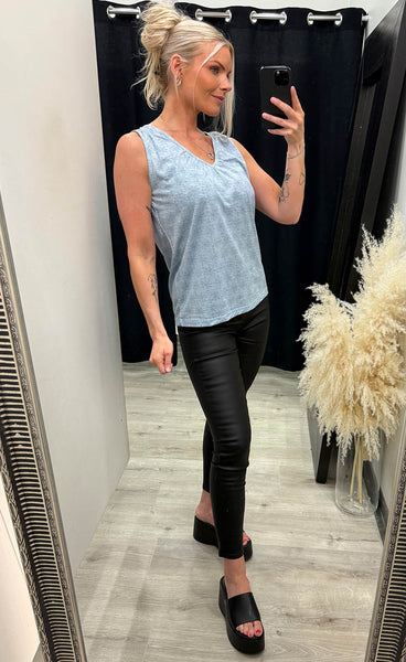 Sania top 1 - cashmere blue