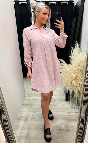 Marika dress 1 - rose smoke