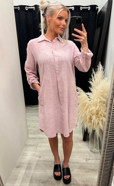 Marika dress 1 - rose smoke