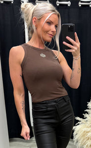 Norma tank top - brown