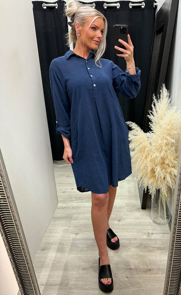 Marika dress 1 - navy