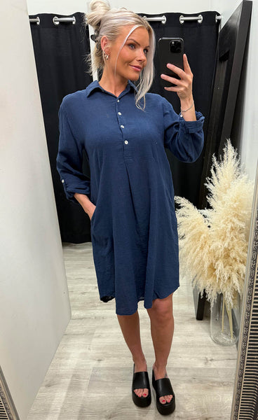 Marika dress 1 - navy