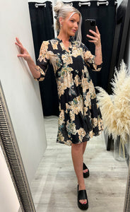 LOVE958-9 - black/flower