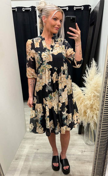 LOVE958-9 - black/flower