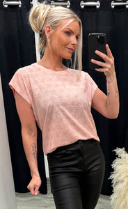 Sania tee 1 - rose