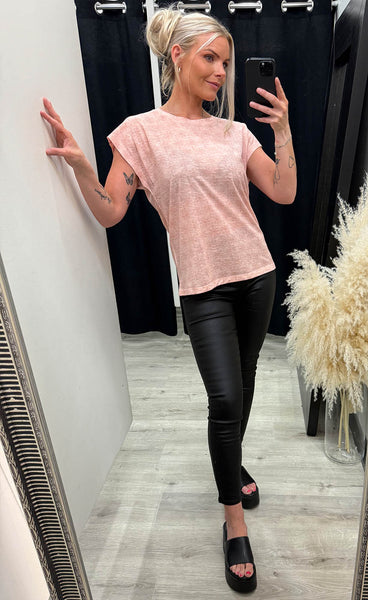 Sania tee 1 - rose