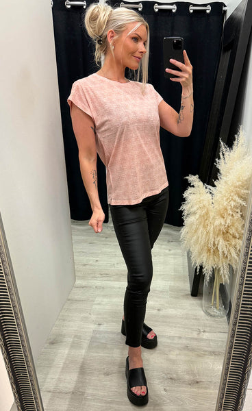 Sania tee 1 - rose