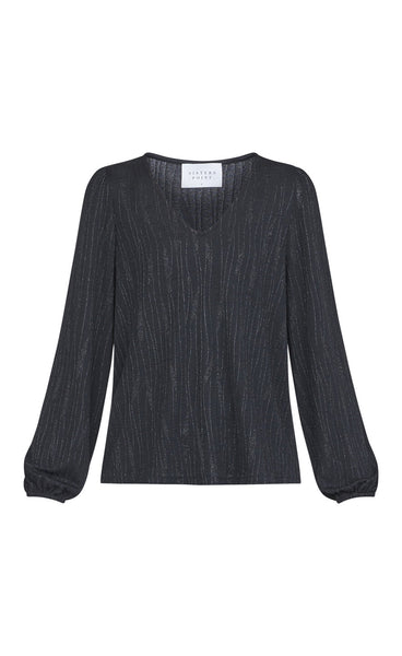 Vuga blouse - black/black
